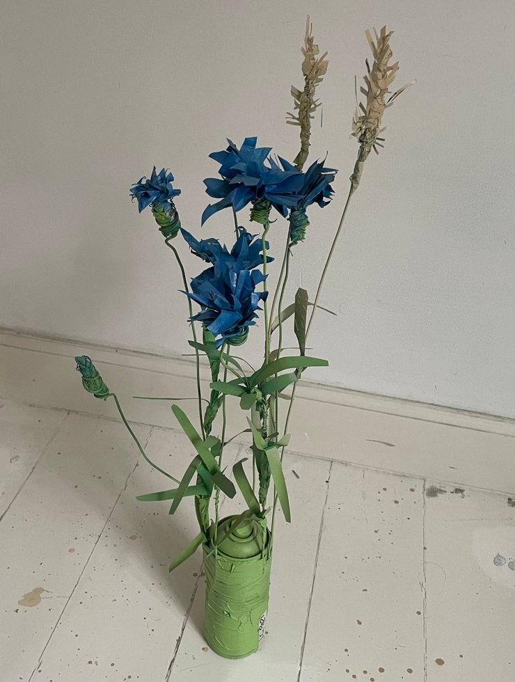 Ditch Border Flowers, Blue #2