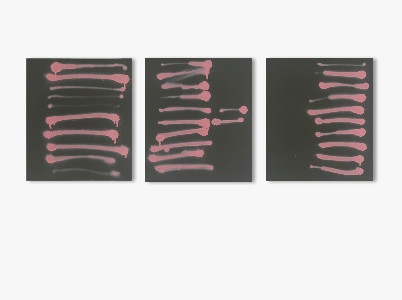 Strokes #1, #2, #3